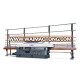 9 spindles 45 degree glass straight line edging machine