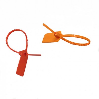 Custom ISO Certificate Custom Design Nylon White red orange colors plastic seal string hang tag Manufacturer China